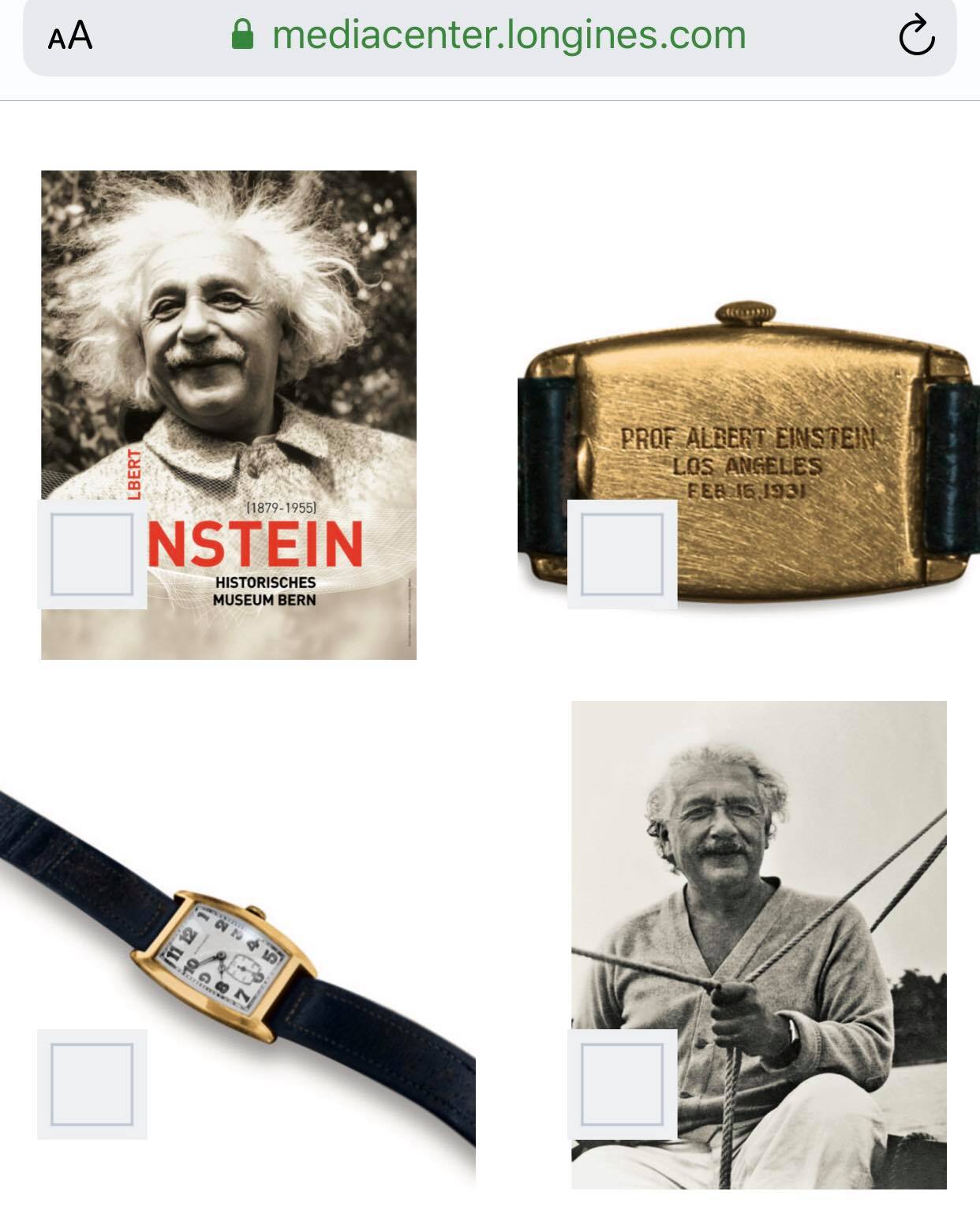 Albert Einstein watch