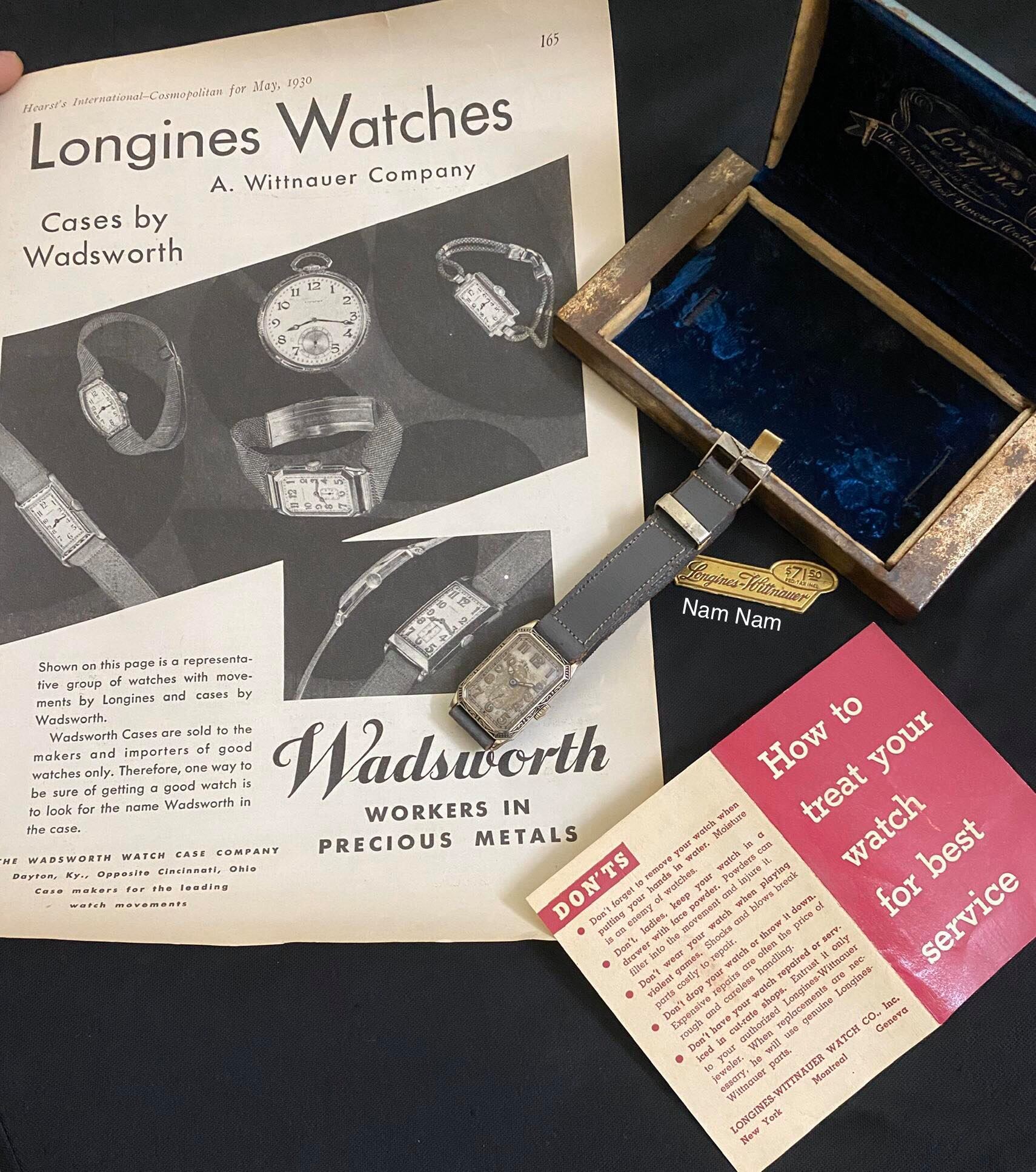 Longines tank