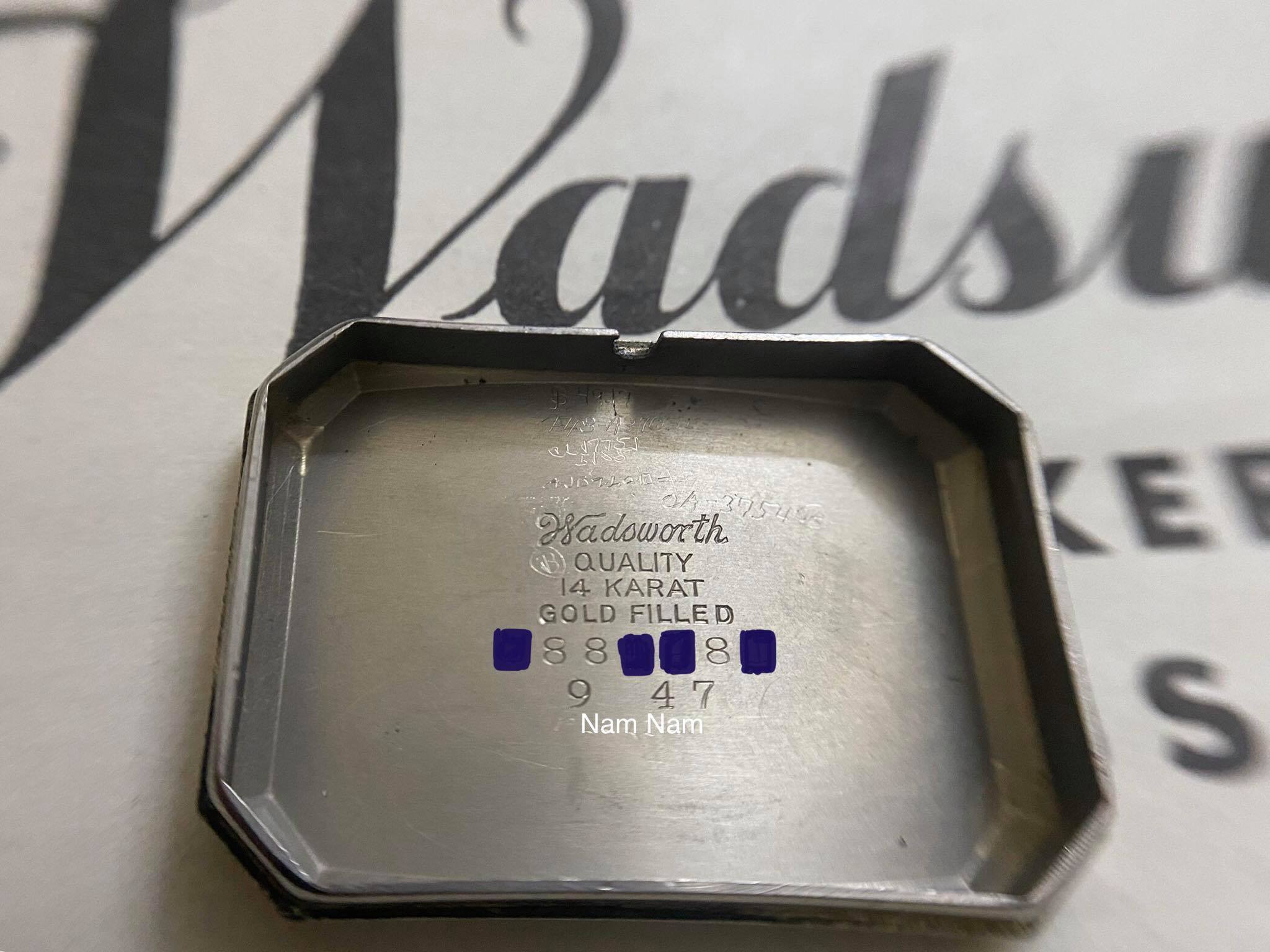 Longines case back
