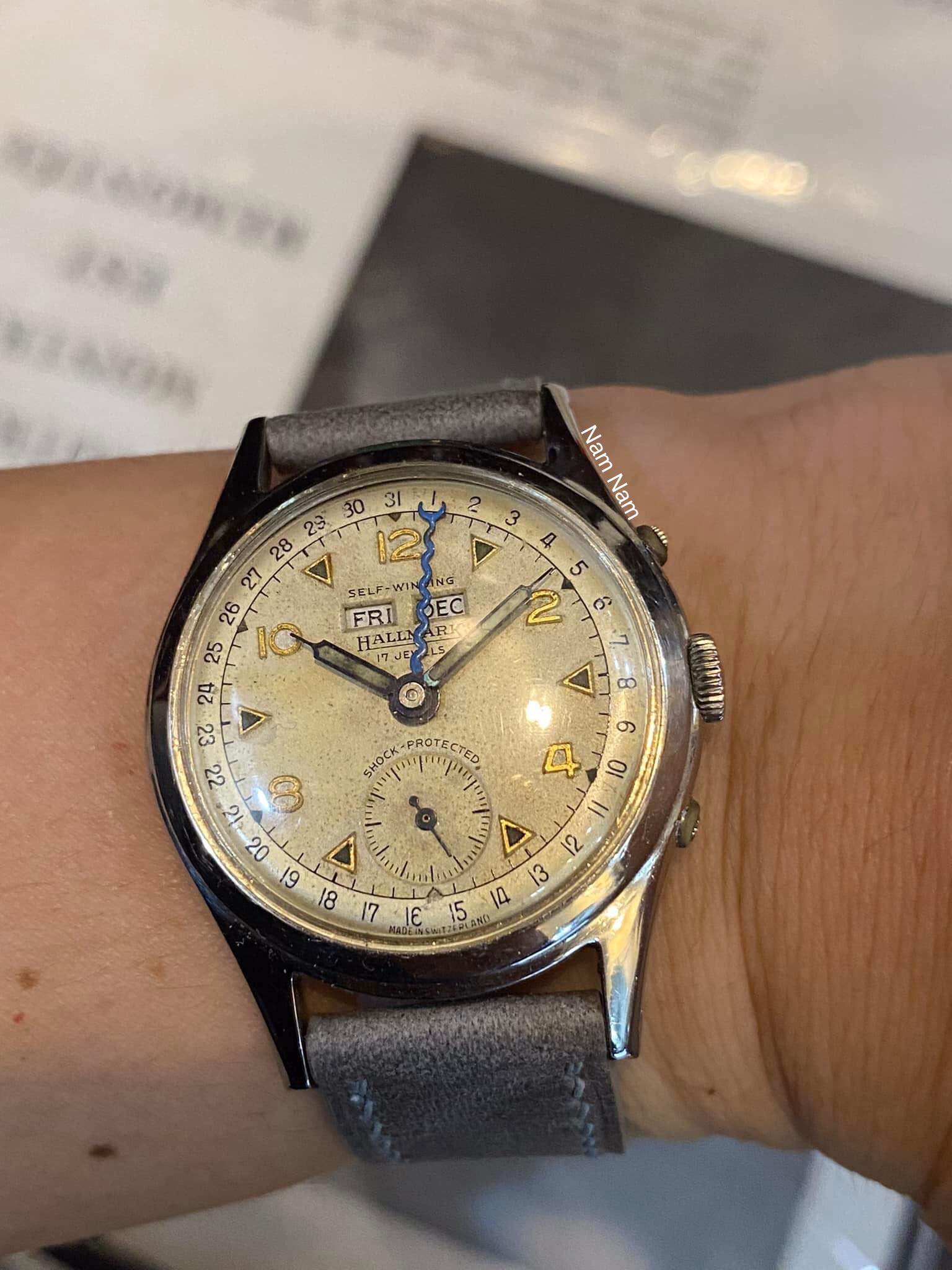 Hallmark triple date watch